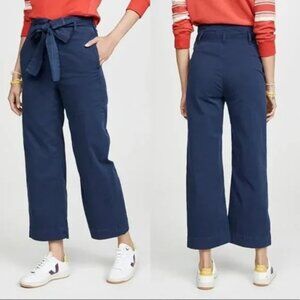 MOTHER Size 26 The Paperbag Greaser Ankle in Navy